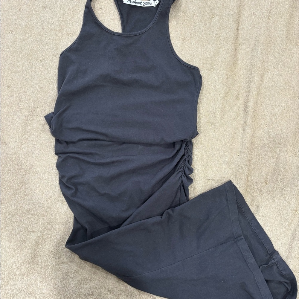 Michael Stars Black Racerback Midi Dress